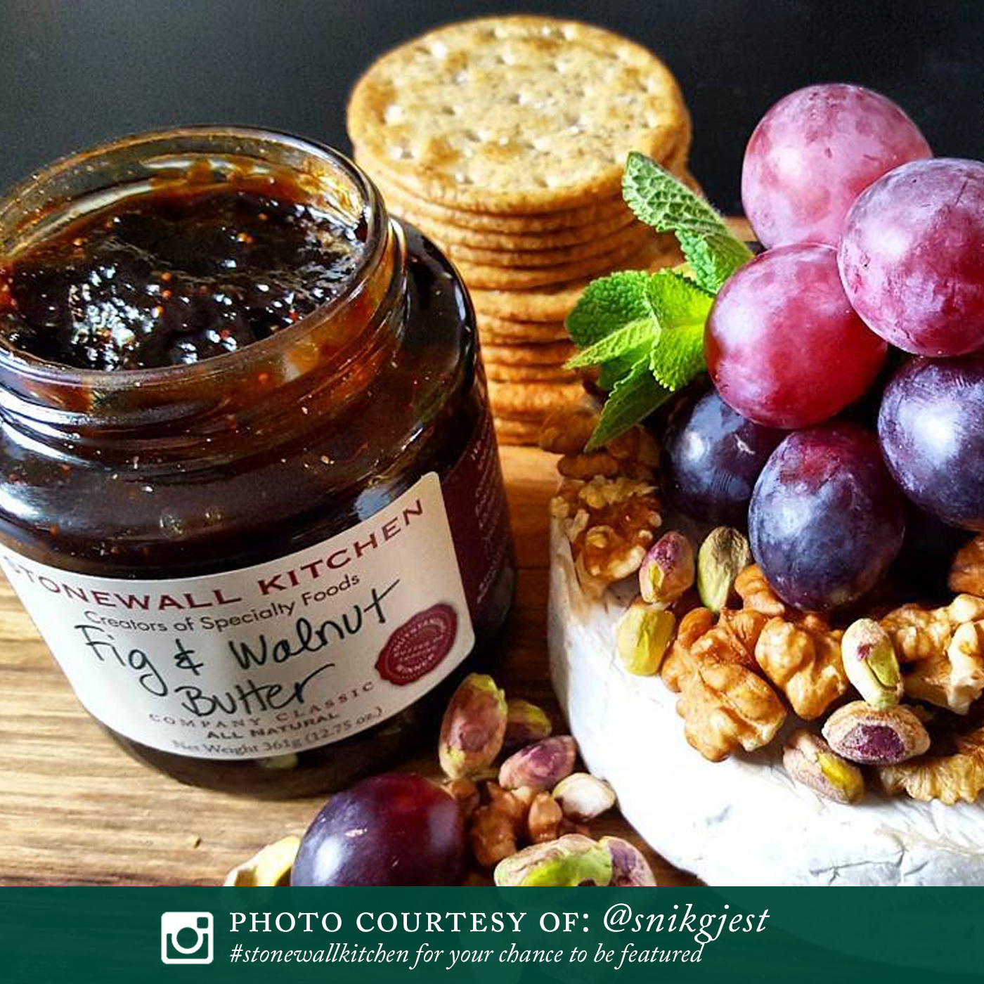 Fig & Walnut Butter Jams, Preserves & Spreads Stonewall Kitchen