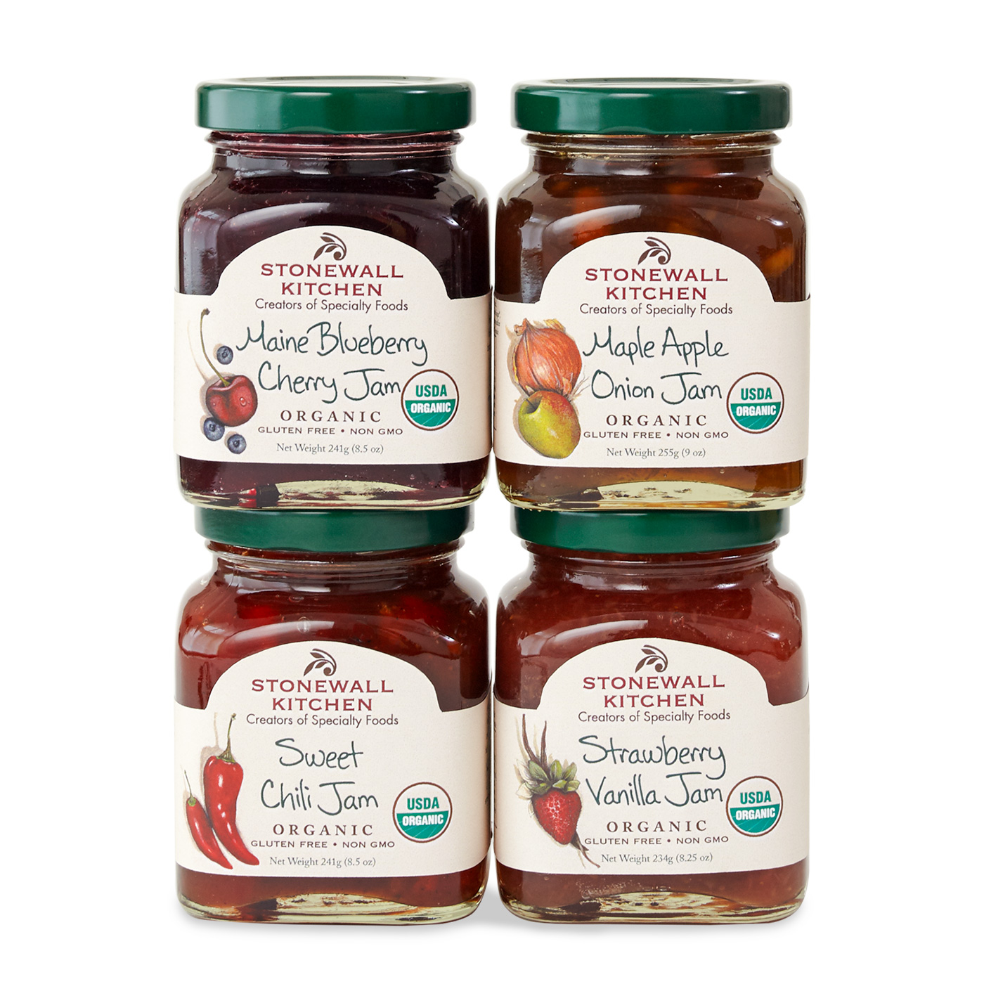 Our Organic Jam Collection Jams, Preserves & Spreads Stonewall Kitchen