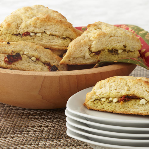 Pesto, Sun Dried Tomato and Feta Scones Stonewall Kitchen
