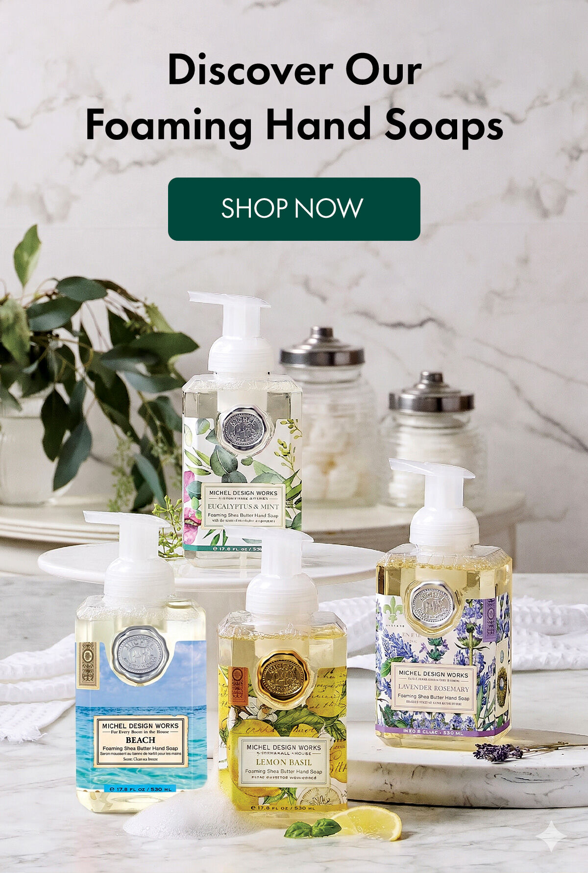 Discover Our Foaming Hand Soaps - Shop Now