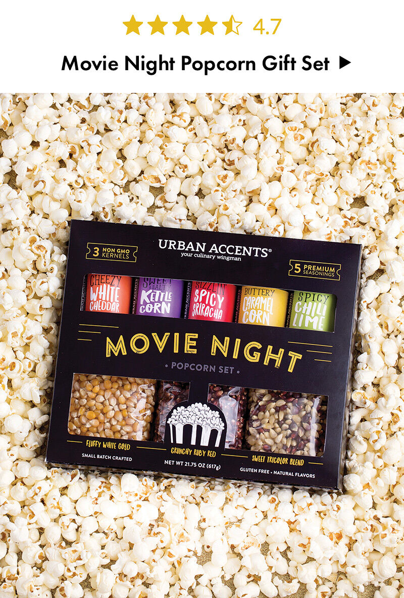 Movie Night Popcorn Gift Set