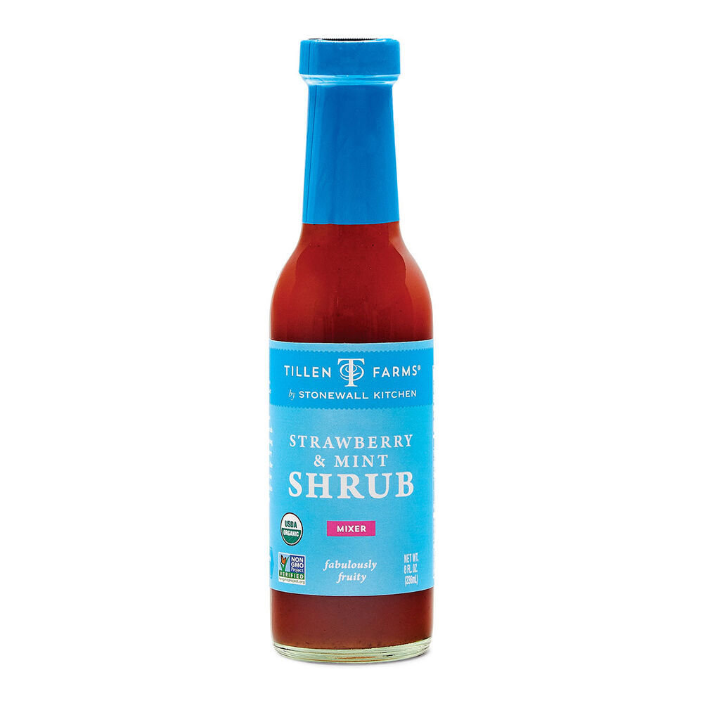 Tillen Farms Organic Strawberry & Mint Shrub