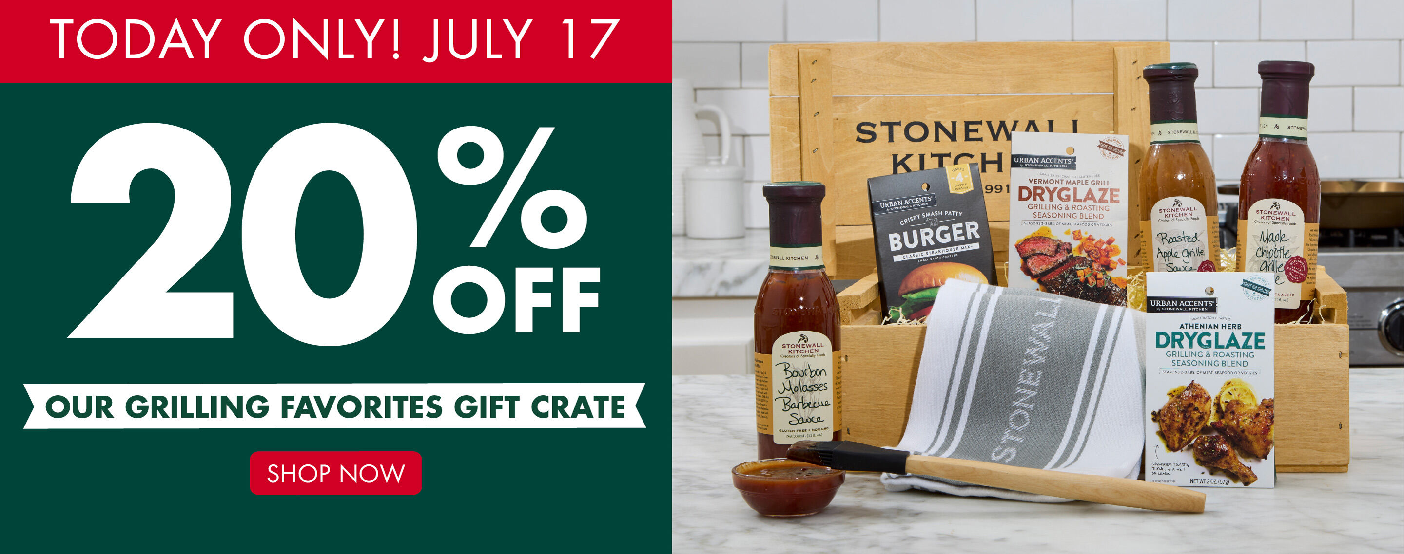 Today Only! - 20% OFF Our Grilling Favorites Gift Crate - Shop Now