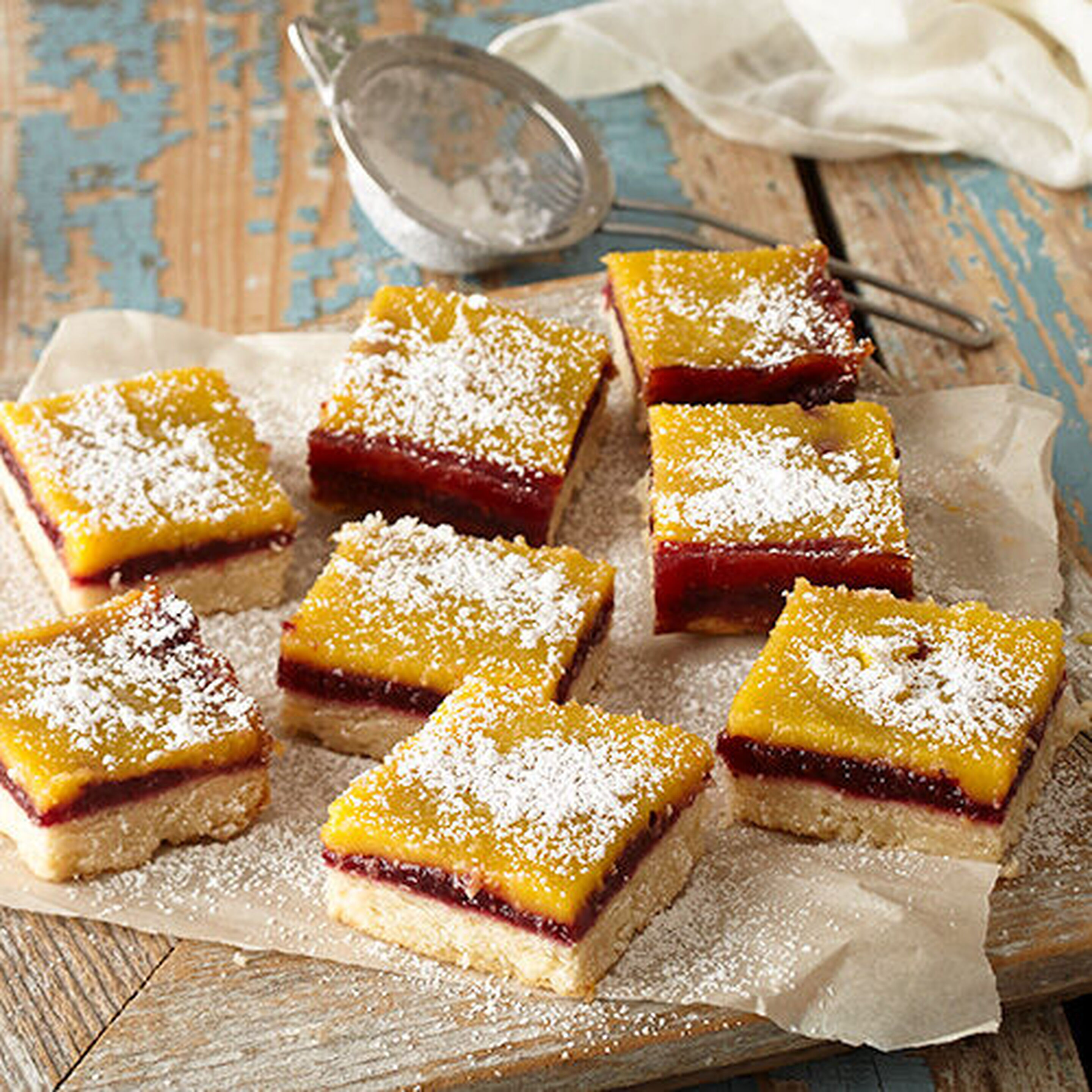 Lemon Raspberry Squares