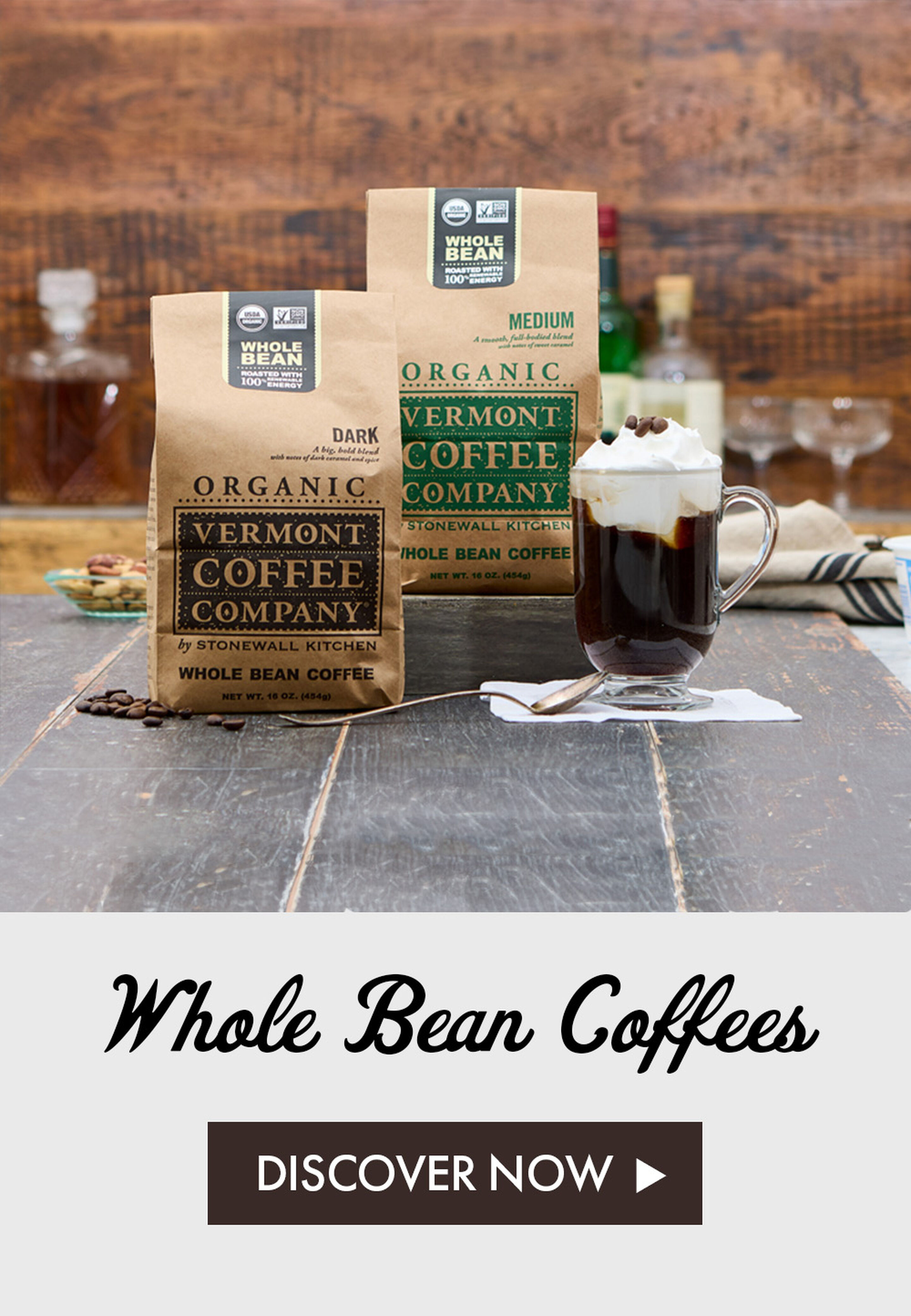 Whole Bean Coffees - Discover Now