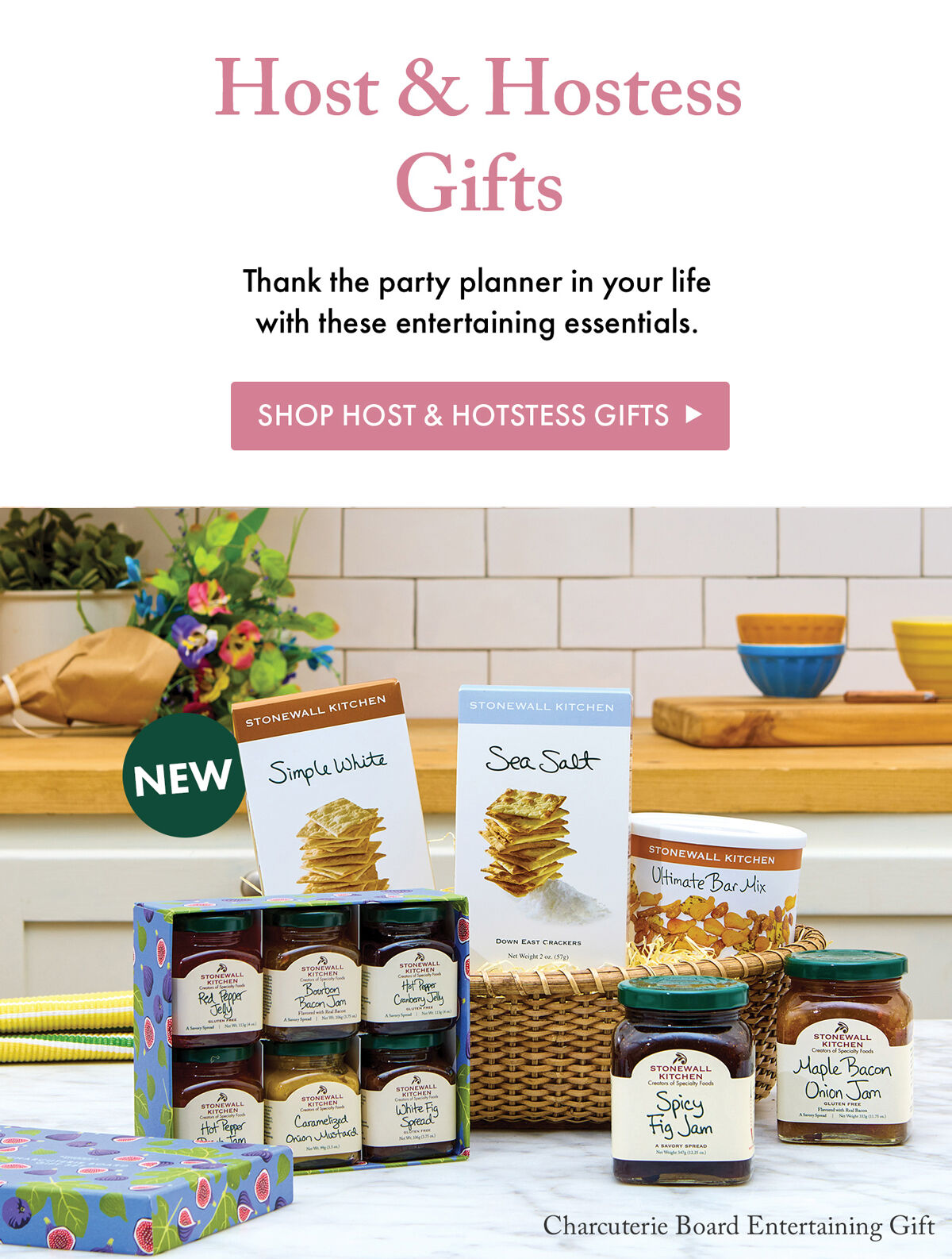 Host & Hostess Gifts | Thank the party planner in your life with these entertaining essentials. | Charcuterie Board Entertaining Gift - NEW | Shop Host & Hostess Gifts