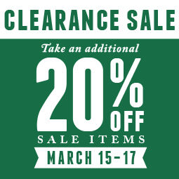 March Clearance Sale