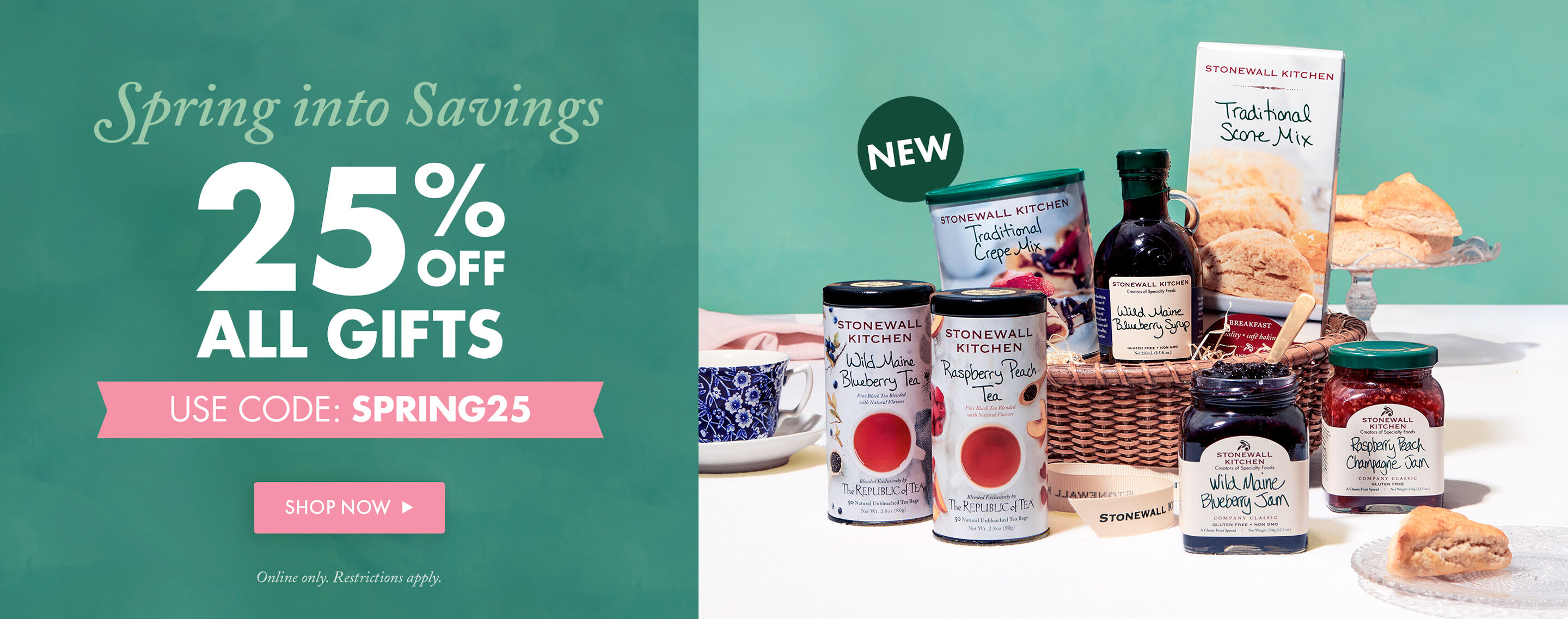 Spring into Savings | 25% OFF All Gifts | USE CODE: SPRING25 | Shop Now