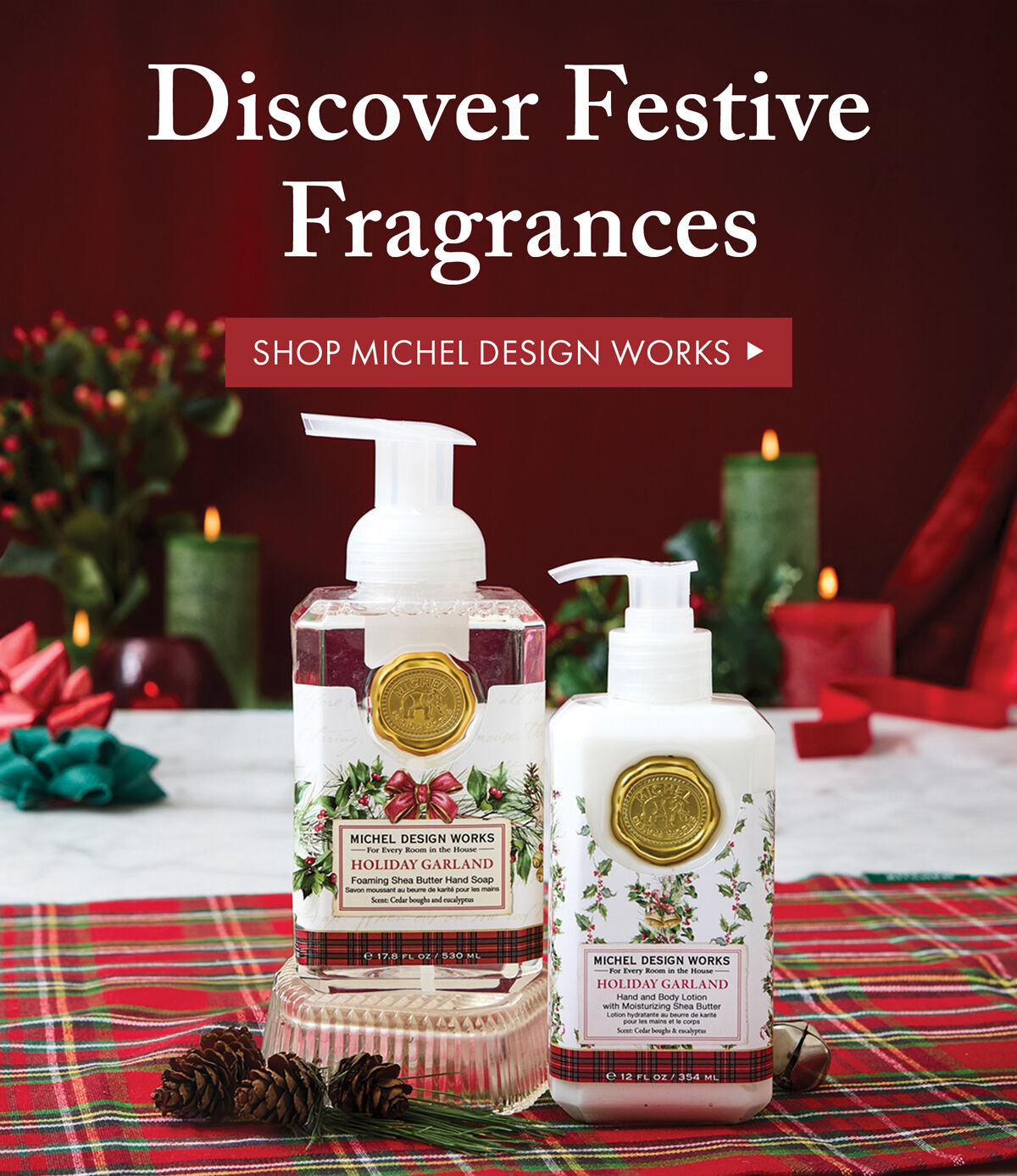 Discover Festive Fragrances - Shop Michel Design Works