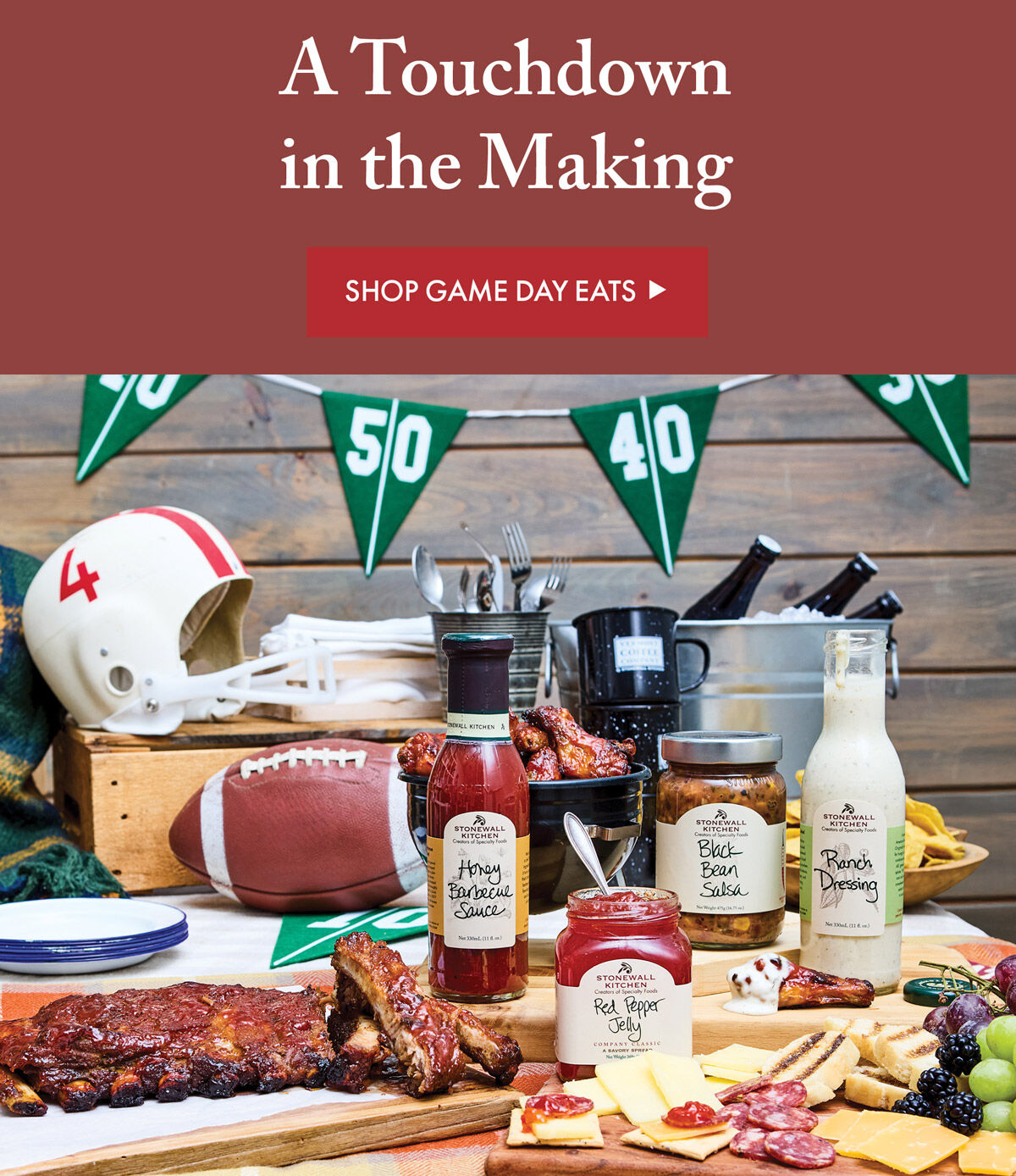 A Touchdown in the Making - Shop Game Day Eats