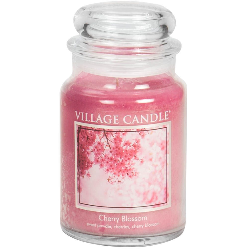 Cherry Blossom Large Apothecary Village Candle Stonewall Kitchen