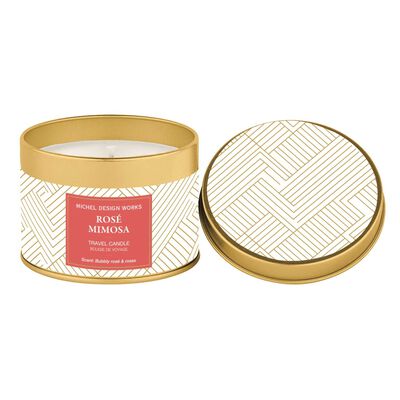 Ros&eacute; Mimosa Travel Candle