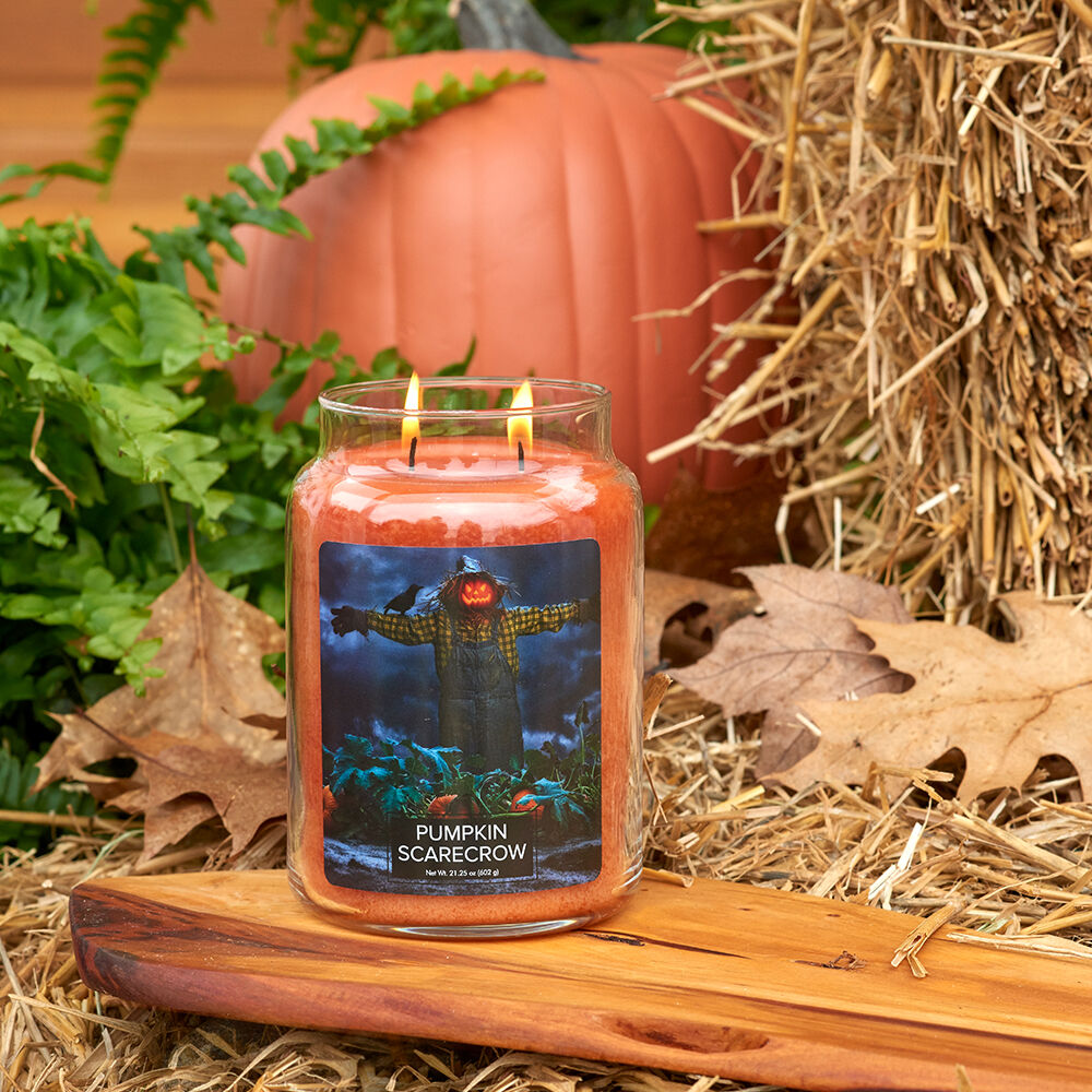 Pumpkin Scarecrow Candle image number 2