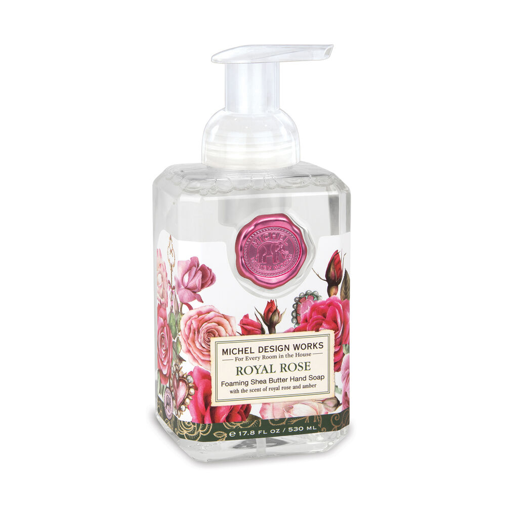 Foaming Royal Rose Hand Soap 17.8 fl. oz. Michel Design Works