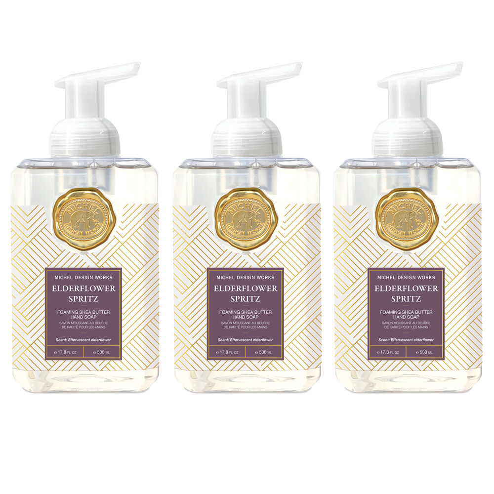 Elderflower Spritz Foaming Hand Soap 3-Pack