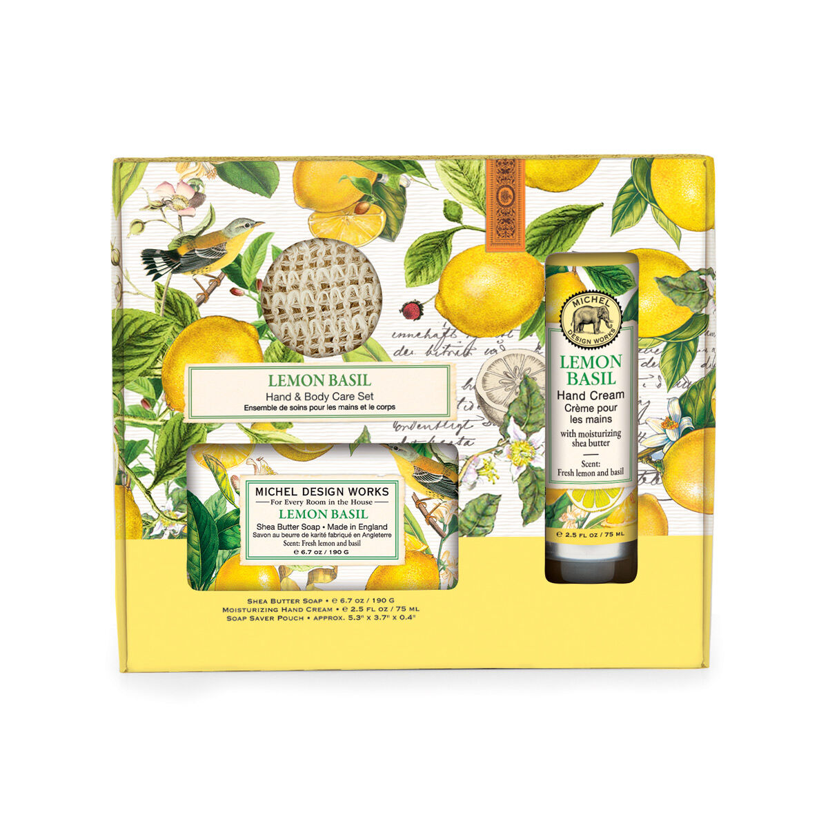Lemon Basil Hand & Body Care Set – Bath & Body - Stonewall Kitchen