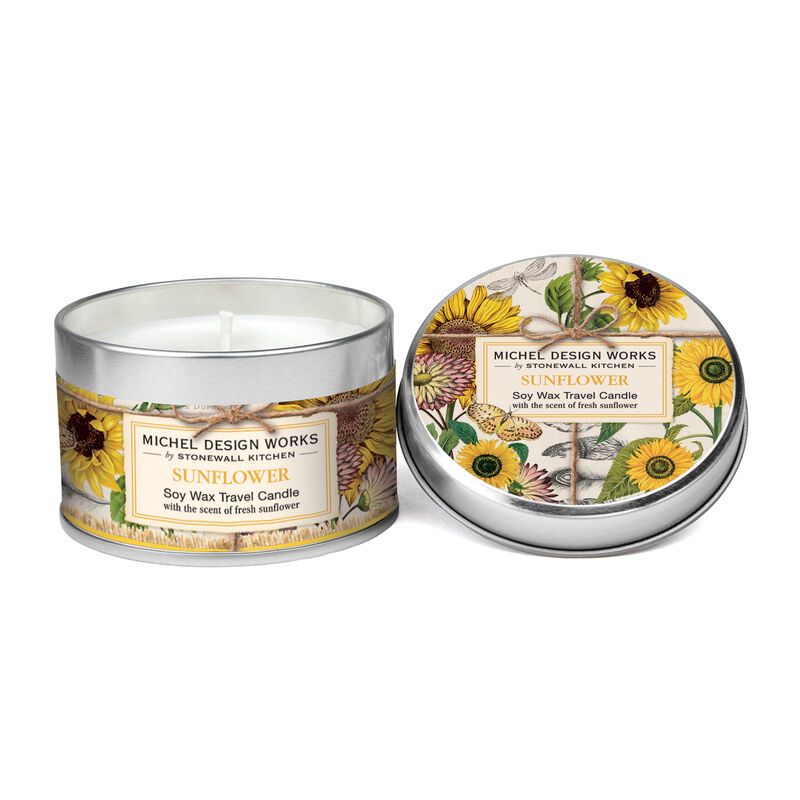 Sunflower Travel Candle