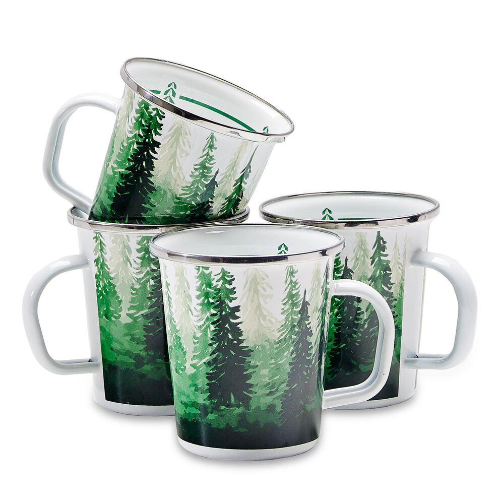 Forest Glen Latte Mugs (Set of 4) image number 0
