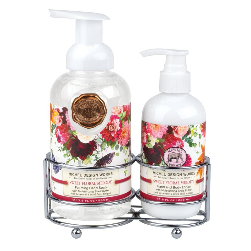Sweet Floral Melody Hand Care Caddy