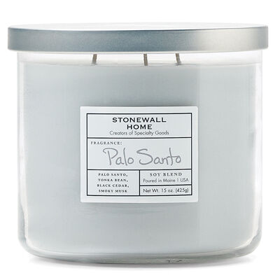 Stonewall Home Palo Santo Candle 