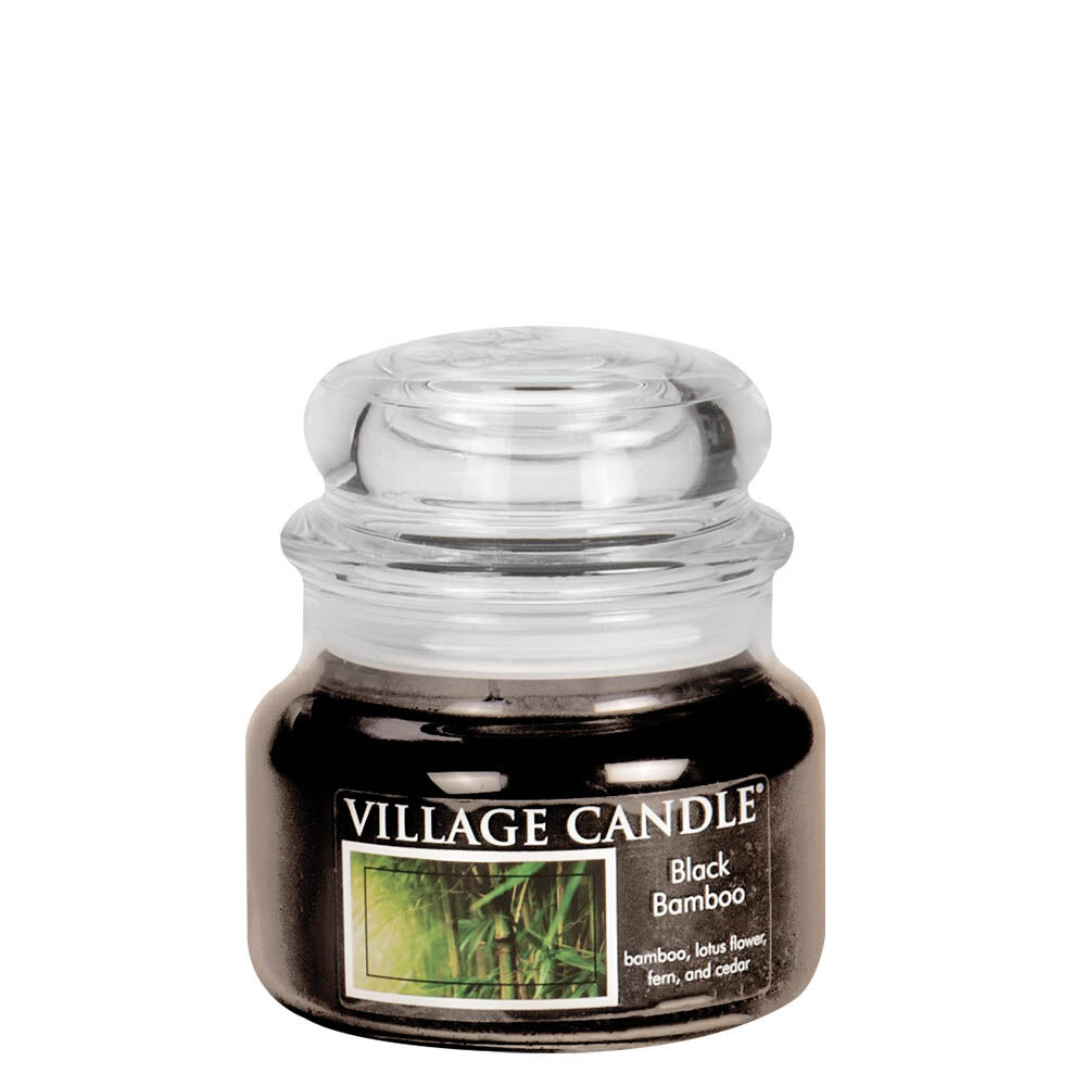 Black Bamboo Large Apothecary Village Candle Stonewall Kitchen