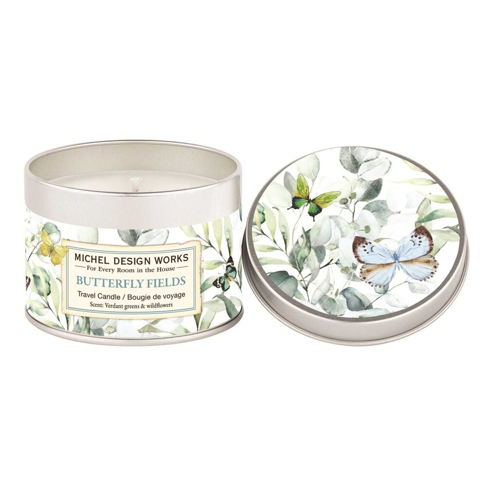 Butterfly Fields Travel Candle