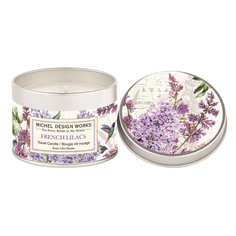French Lilacs Travel Candle