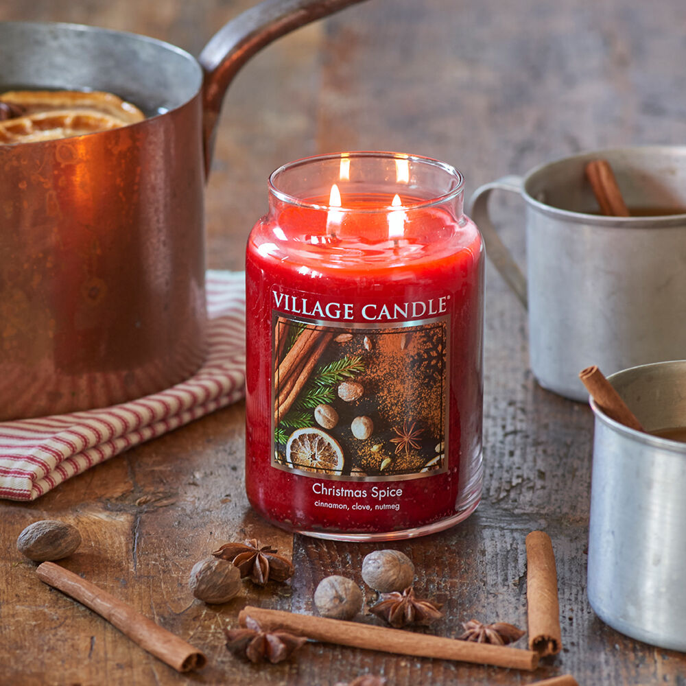 Christmas Spice Candle Collection Village Candle Stonewall Kitchen