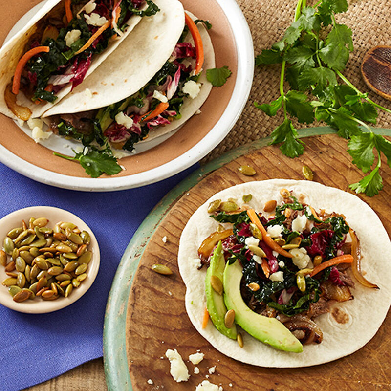 Maple Bourbon Braised Beef Tacos