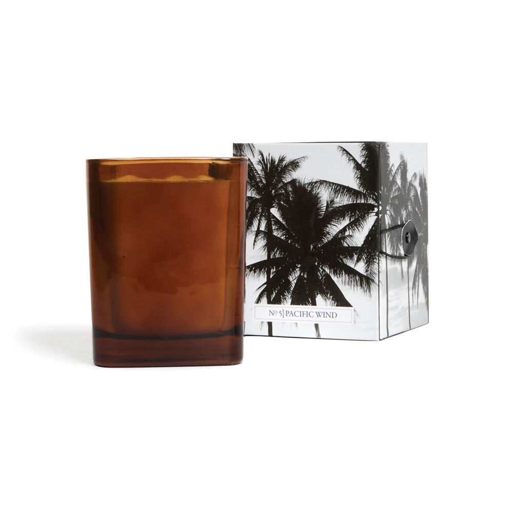 Pacific Wind Square Amber Candle