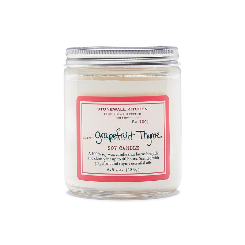 Grapefruit Thyme Soy Candle