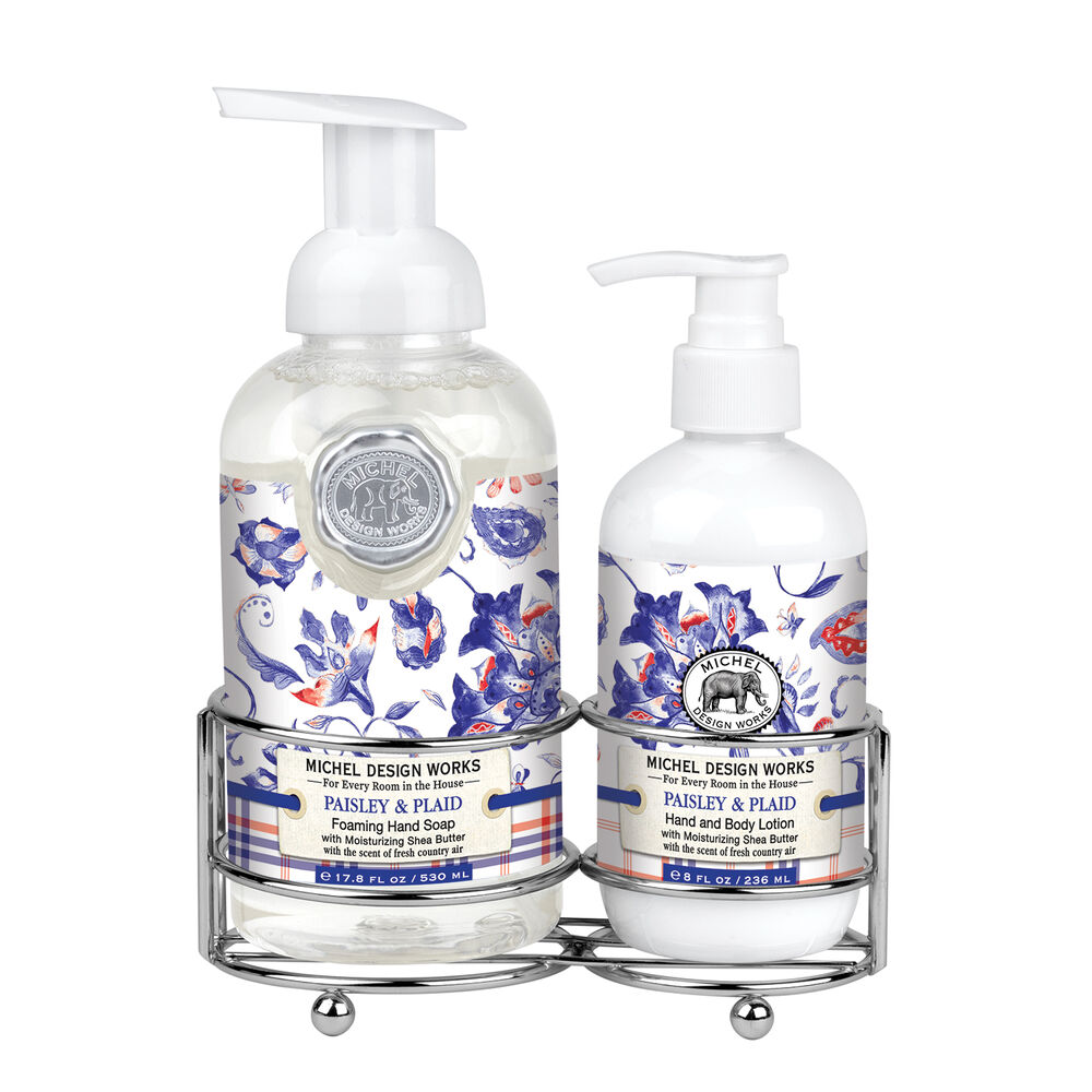 Paisley & Plaid Hand Care Caddy image number 0