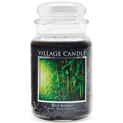 Black Bamboo Candle