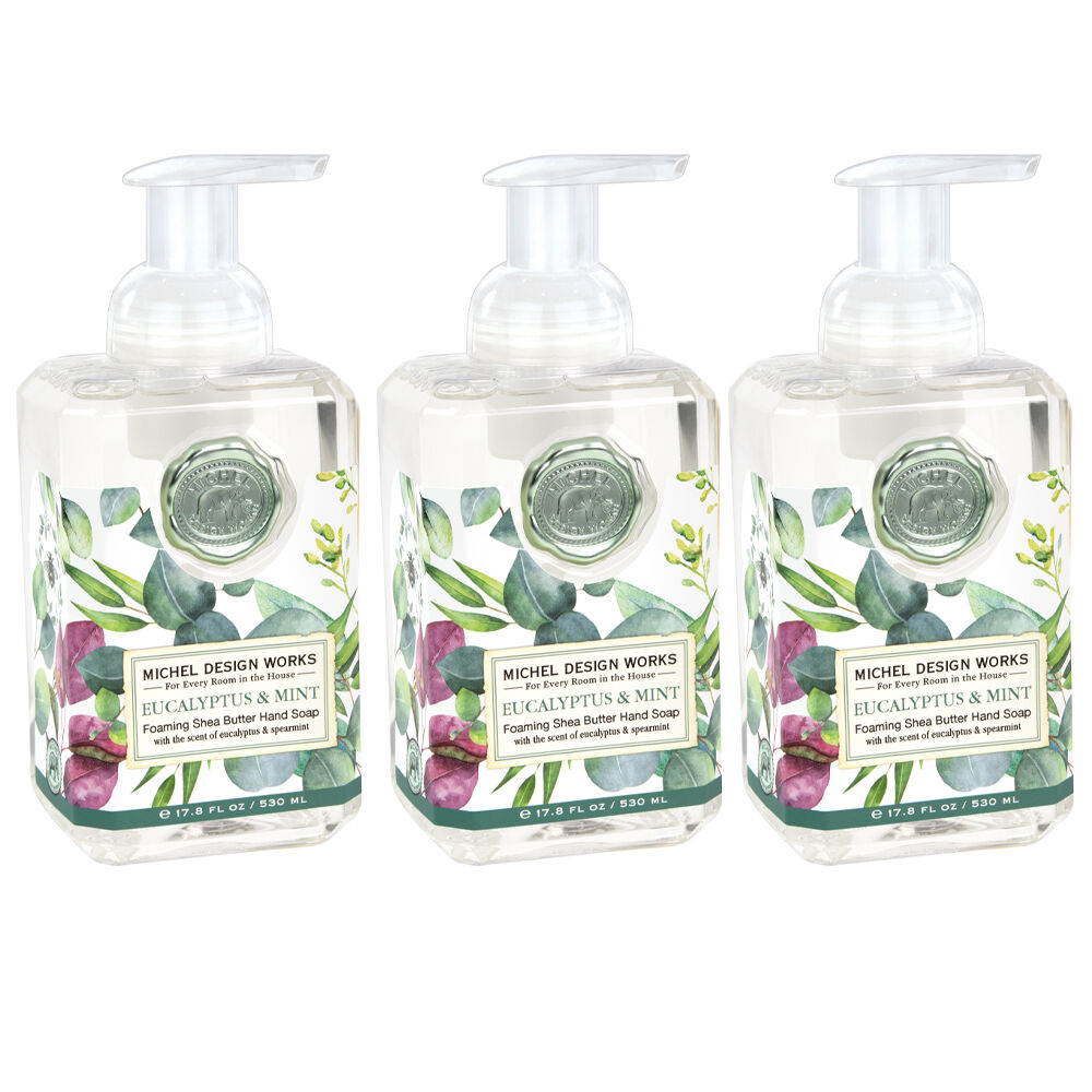 Eucalyptus & Mint Foaming Hand Soap 3-Pack image number 0