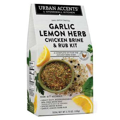 Garlic Lemon Herb Chicken Brine & Rub Kit