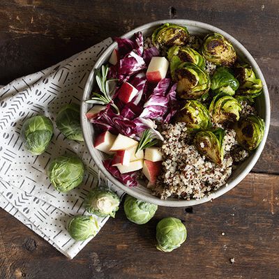 Brussels Sprout Quinoa Harvest Bowl