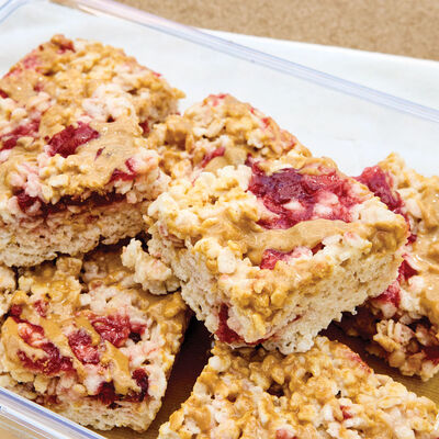 PBJ Rice Cereal Treat