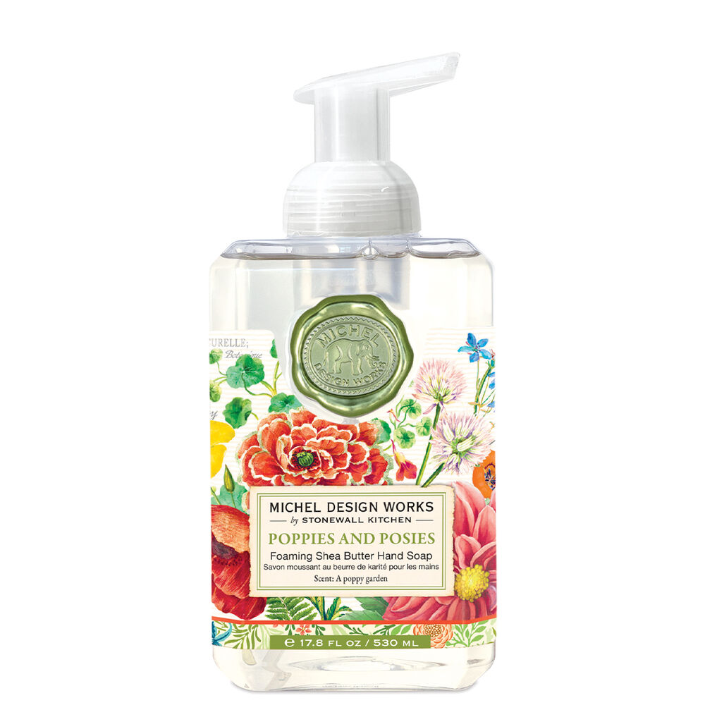 Poppies and Posies Foaming Hand Soap 17.8 fl oz Stonewall Kitchen