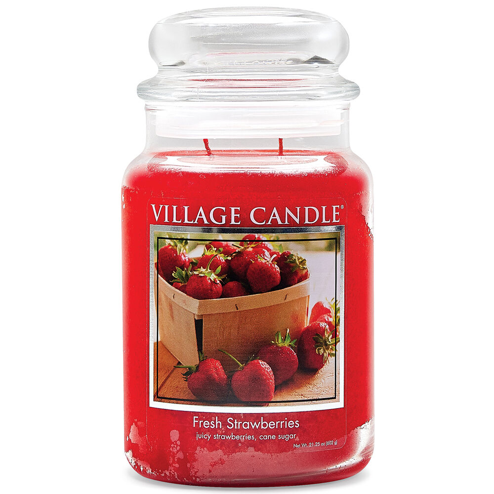 Fresh Strawberries Candle image number 0