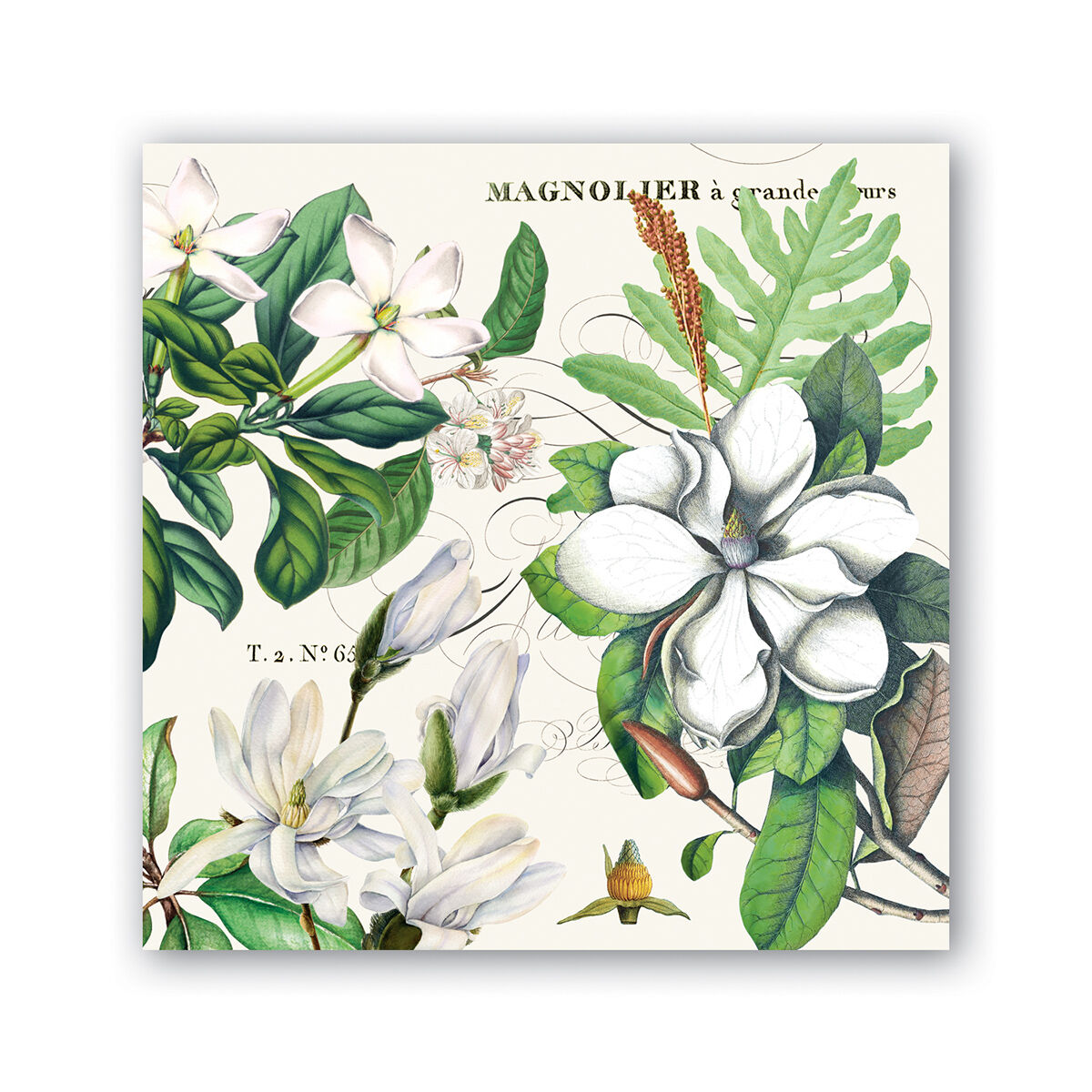 Stonewall Kitchen Magnolia Petals Cocktail Napkins