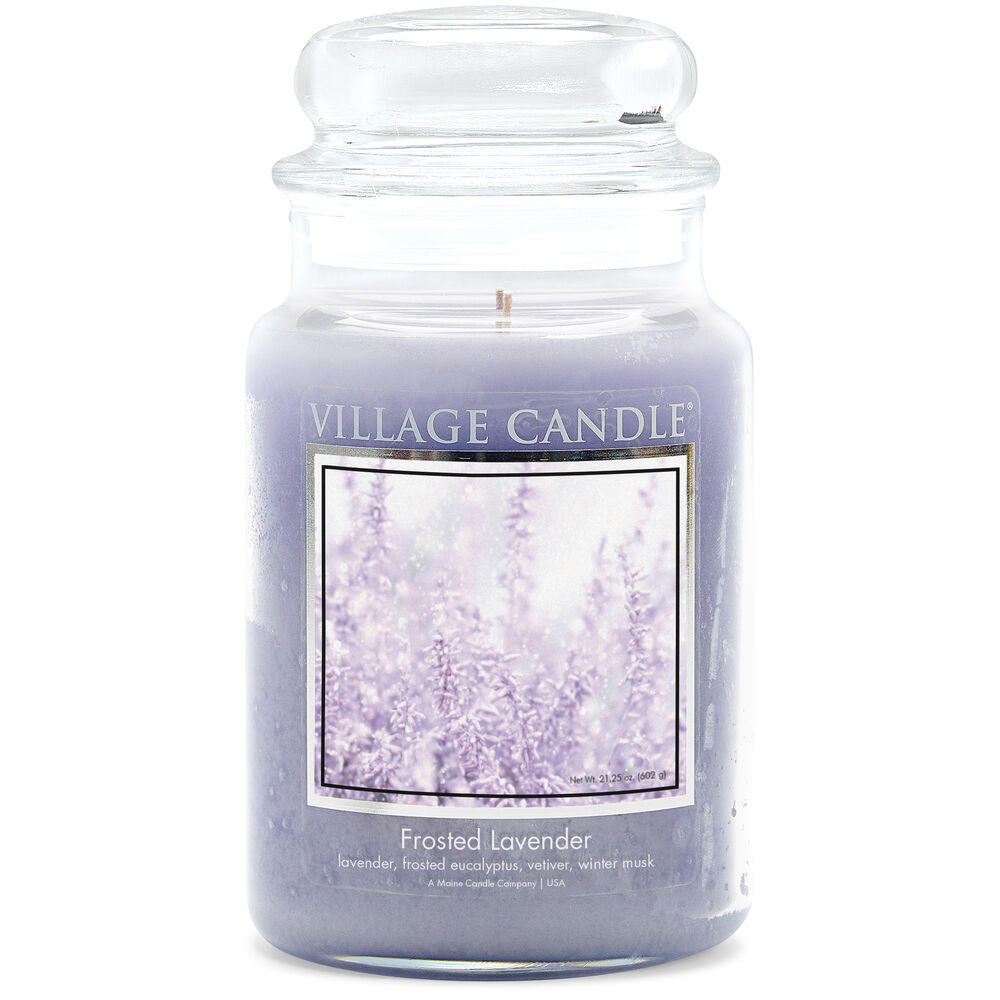 Frosted Lavender Candle image number 0