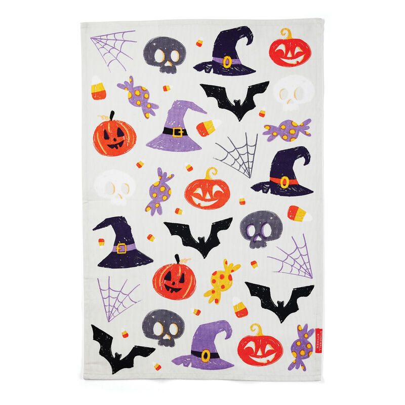 Halloween Icons Tea Towel