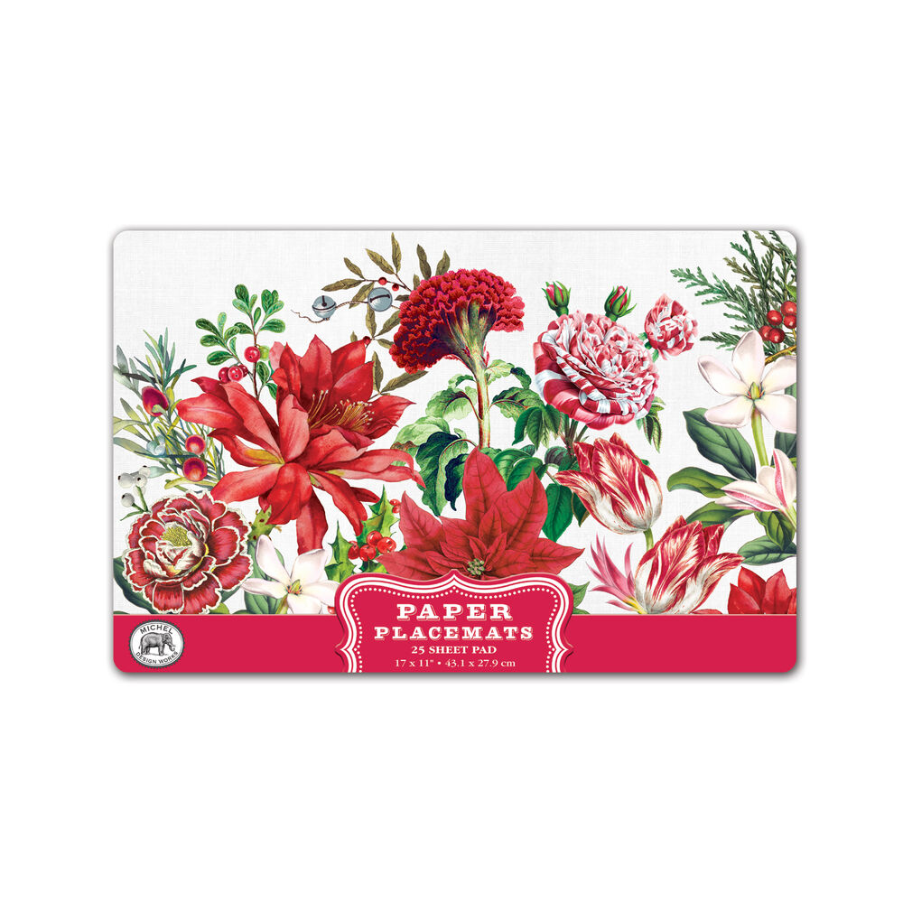 Christmas Bouquet Paper Placemats image number 0