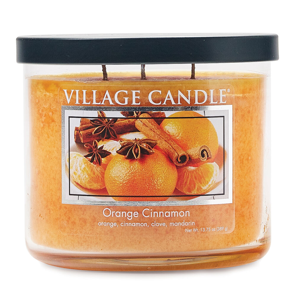 Orange Cinnamon Bowl Candle Village Candle Stonewall Kitchen