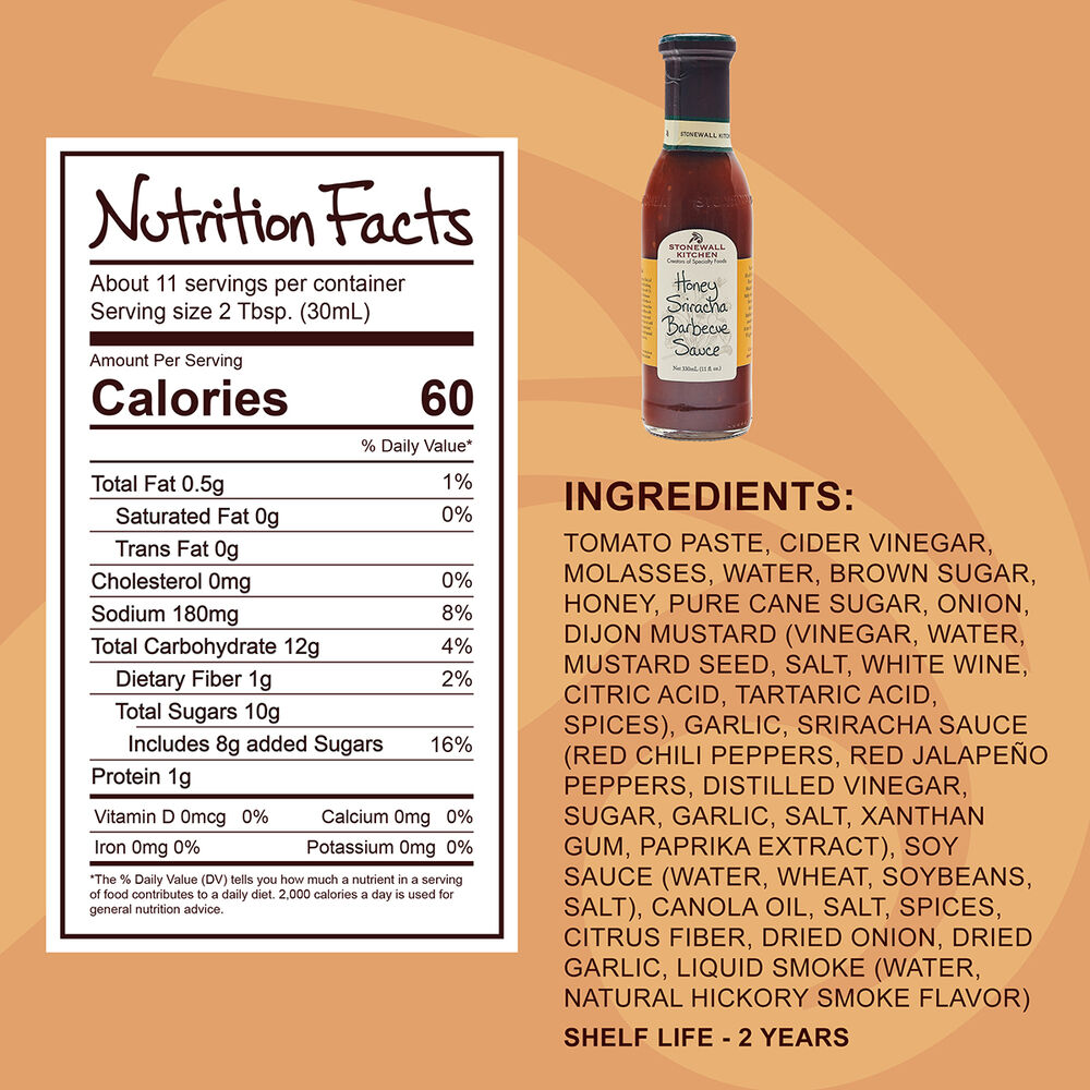 Honey Sriracha Barbecue Sauce