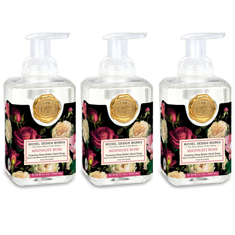 Midnight Rose Foaming Hand Soap 3-Pack