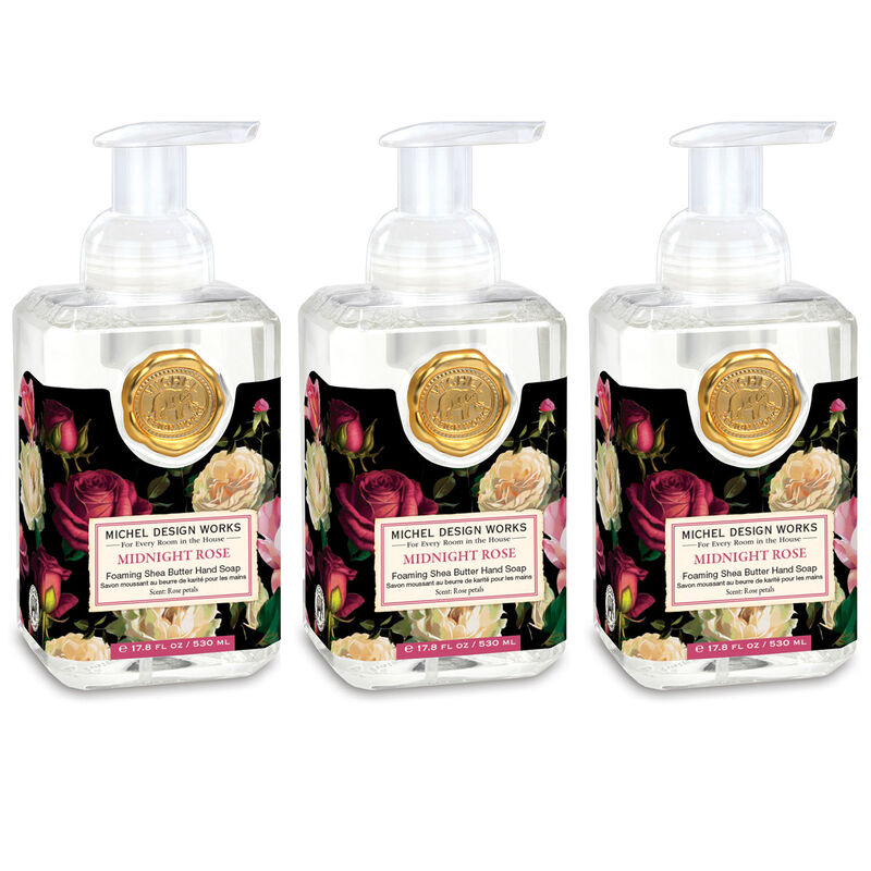 Midnight Rose Foaming Hand Soap 3-Pack