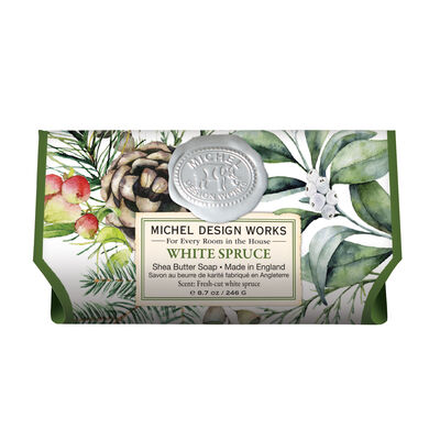 White Spruce Large Bath Soap Bar