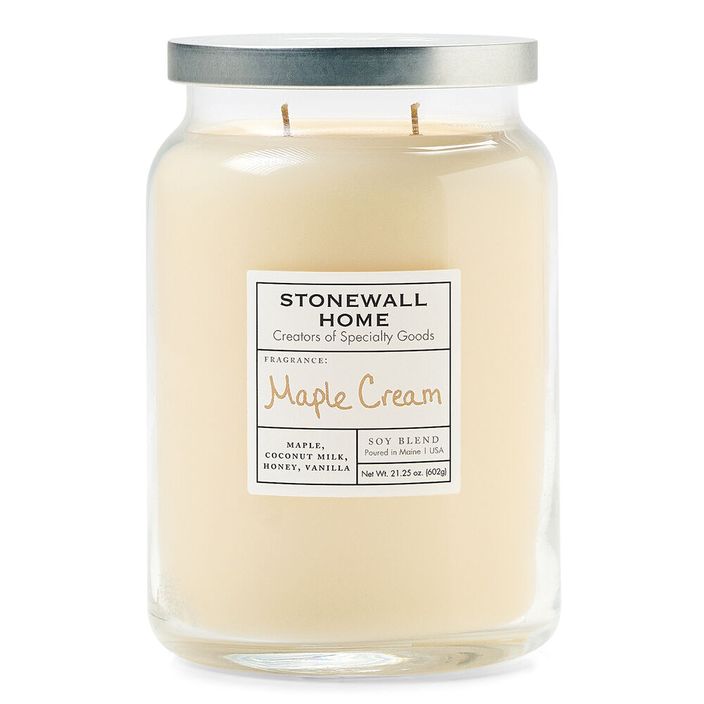 Stonewall Home Maple Cream Candle image number 0