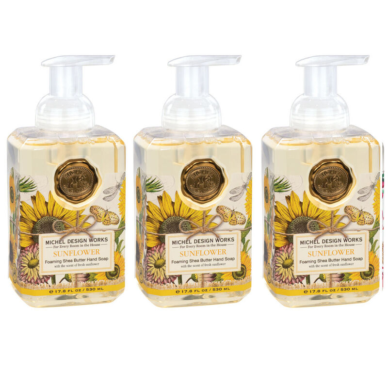 Sunflower Foaming Hand Soap 3-Pack